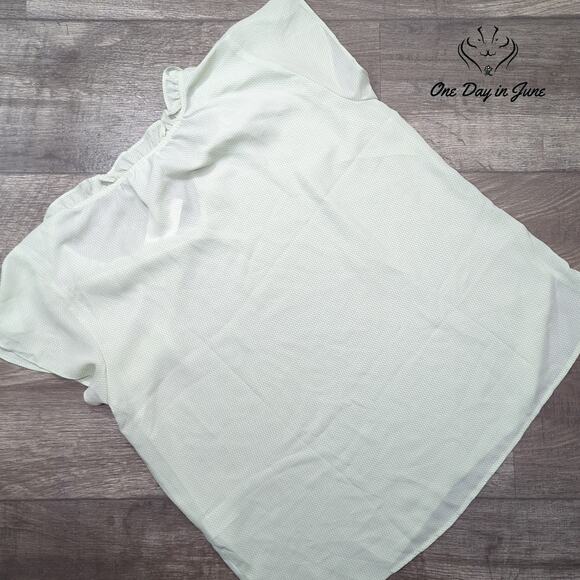 Worthington Short Sleeve Ruffle Top Size M - Picture 5 of 5